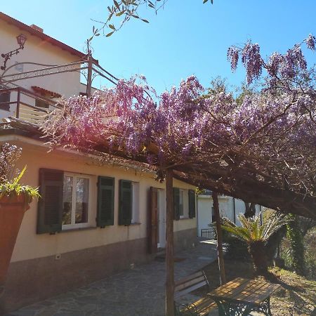 Вилла La Vivagna - Casa Vista Mare Tra Gli Ulivi Leivi Экстерьер фото